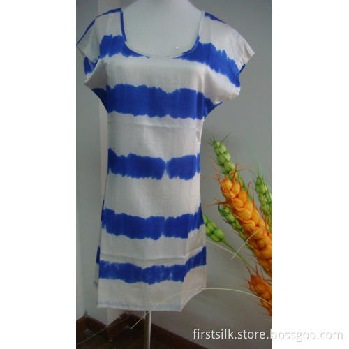 Tie Dye Silk Tunic Fabric